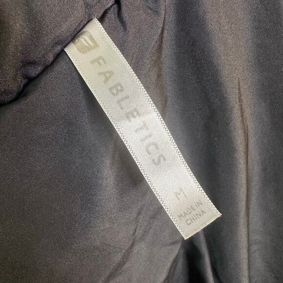 Fabletics Knee Length Hooded Puffer Jacket Black - Picture 6 of 9